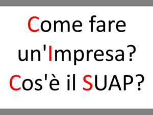 Come fare un'impresa?