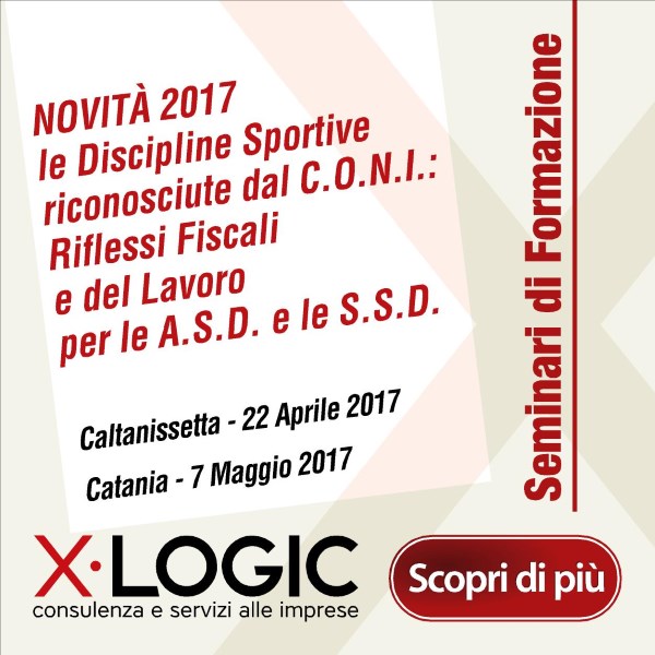 Seminario Formazione Novità 2017 Discipline Sportive riconosciute dal C.O.N.I.